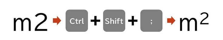 Ctrl + Shift + ;