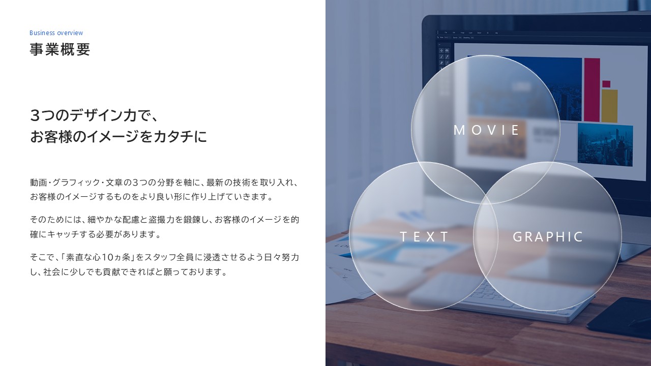 事業内容の例